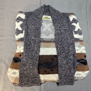 Vintage Hot Cashews women’s long sleeve cardigan southwest design size large?